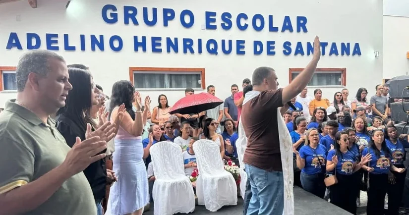 Nova Escola Municipal Adelino Henrique de Santana é inaugurada em ...